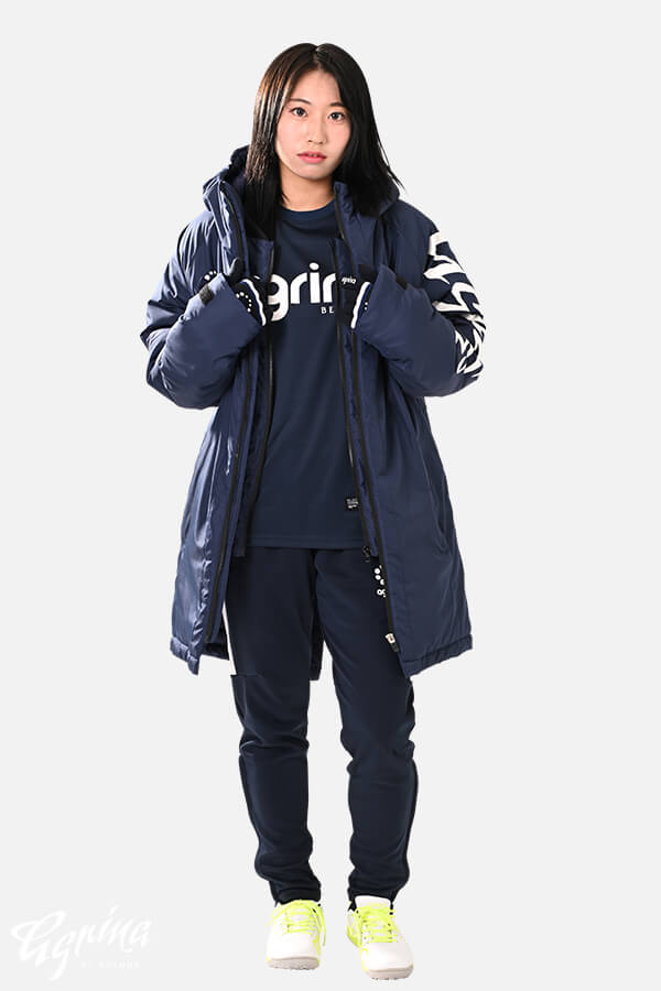 セグンドインテシオン中綿ハーフコート Navy